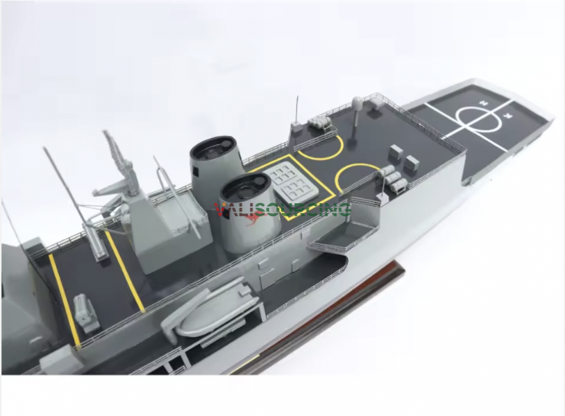 Wooden warship model HMAS WARRAMUNGA FFH152