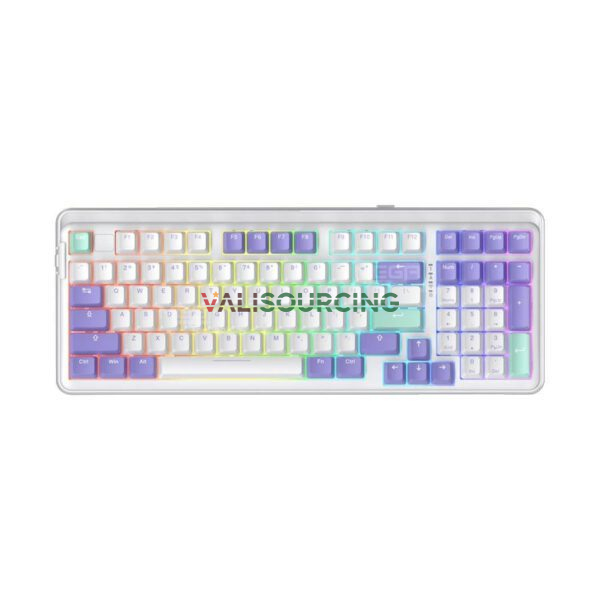 DareU EK98 Pro Triple Mode Mystic Violet Mechanical Keyboard from Vietnam