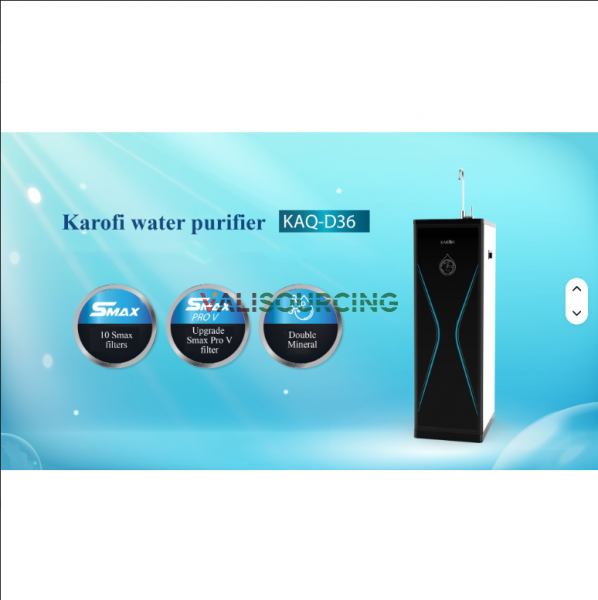 Máy lọc nước điện Karofi KAQ-D36: Hệ thống RO 10 cấp cao cấp cho doanh nghiệp và gia đình