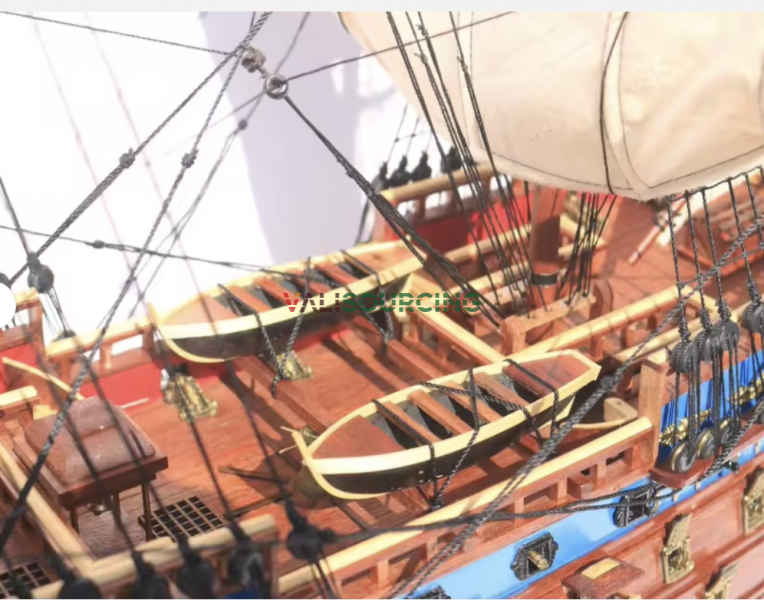 San Felipe wooden ship model