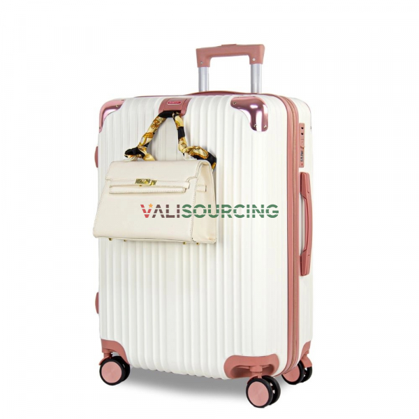 Suitcase ABS+PC Impact Resistant | Metal Corner Guards from Vietnam