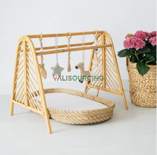 Wholesale Rattan Baby Gym – Eco-Friendly Montessori Play Gym from Vietnam