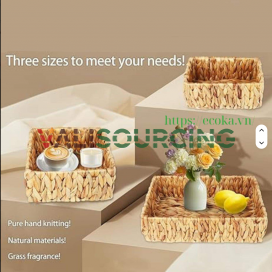 Giỏ đựng đồ bằng lục bình dệt tay cao cấp – Thân thiện với môi trường và đa năng