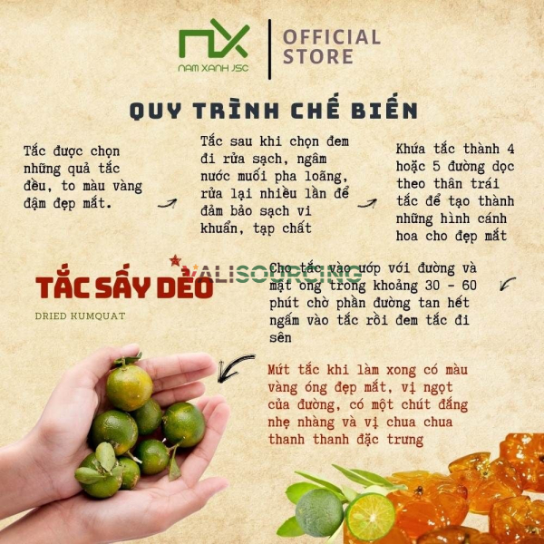 TP10009 Box of dried kumquats 140g (160g) _ 340990