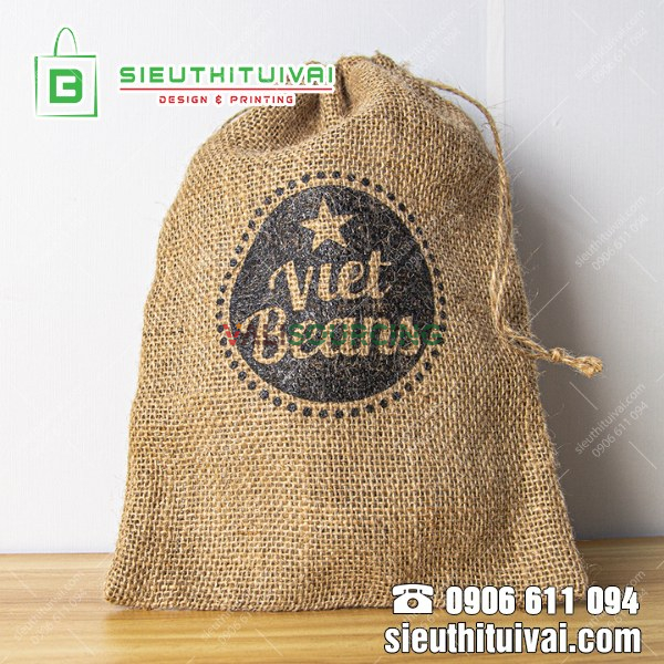 Jute coffee bag