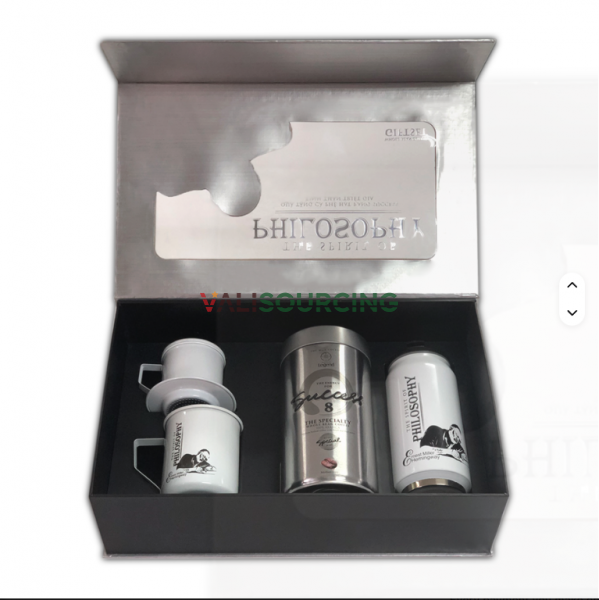Hemingway Spirit – Luxury Decaffeinated Instant Coffee Gift Set for Corporate Gifting