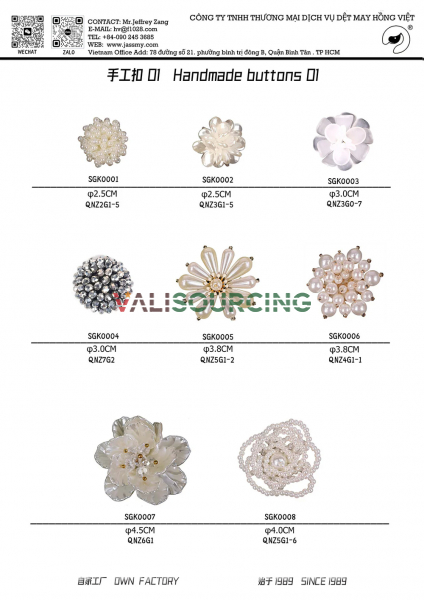 HONG VIET PREMIUM HANDMADE BROOCH COLLECTION from Vietnam