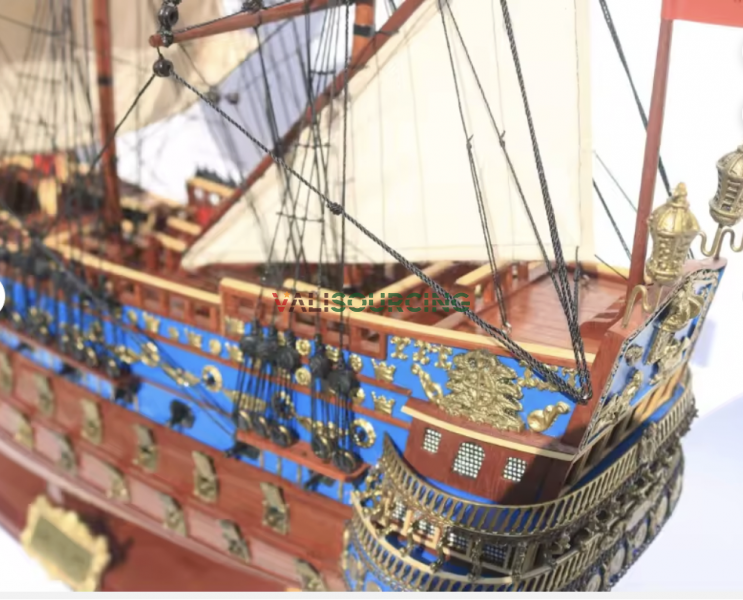 San Felipe wooden ship model