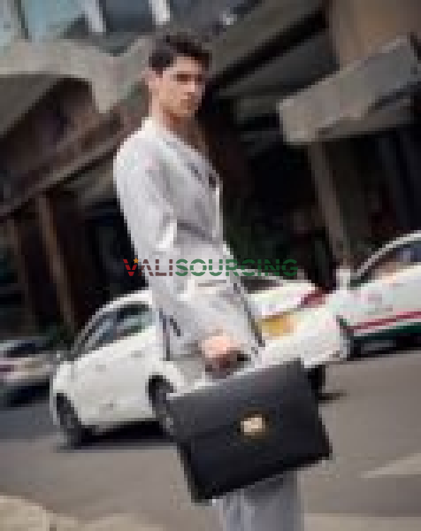 Premium men\'s leather briefcase for office use. from Vietnam