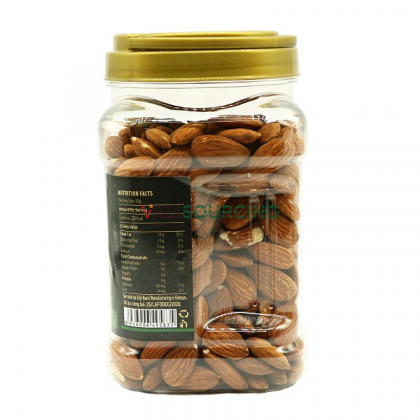 Unsalted dried almonds 450g from Vietnam