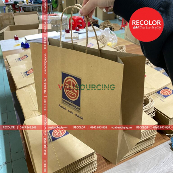 LUXURY KRAFT PAPER BAG HS285 RECOLOR