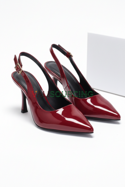 Giày Cao Gót Đỏ Bóng 9cm Sang Trọng từ Việt Nam