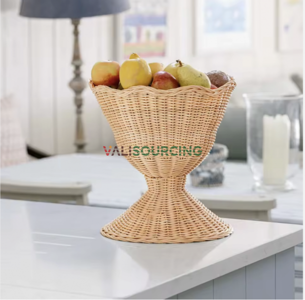 Sustainable Rattan Bowl for Storage and Serving