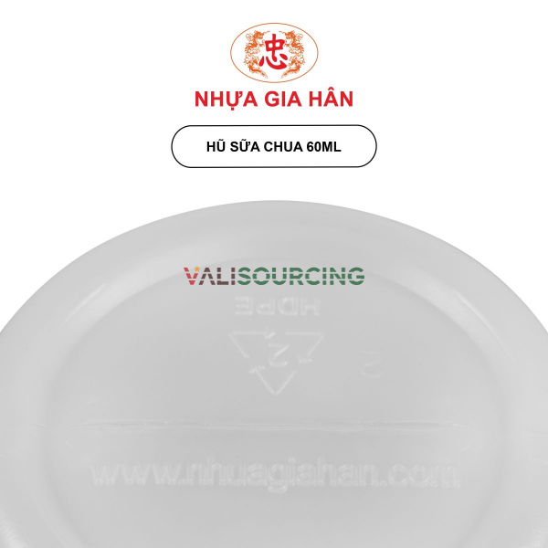 60ml HDPE Plastic Yogurt Jar from Vietnam