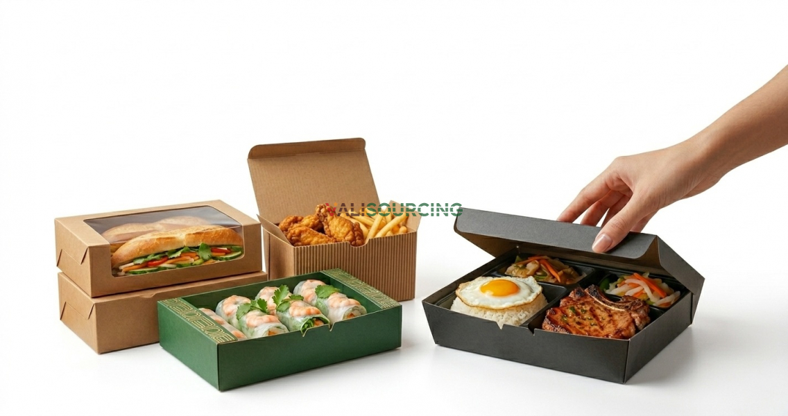 Coated Leak-Proof Paper Boxes from Vietnam