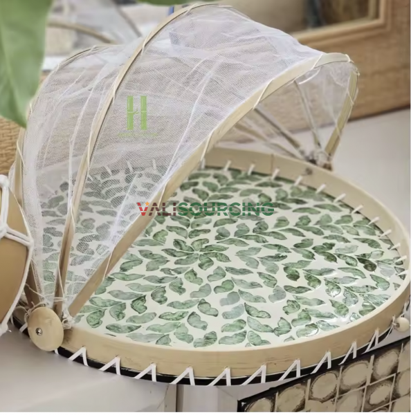 Luxury Mother of Pearl Charger Plates from Vietnam