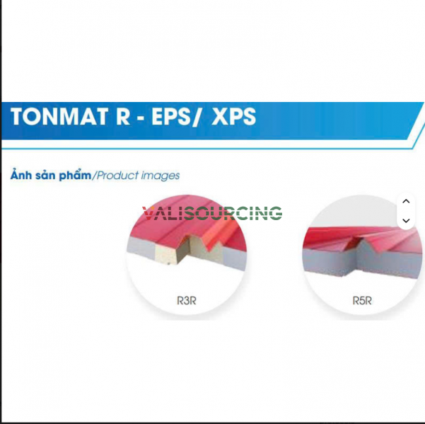 Tonmat Insulated EPS Roof Sandwich Panel – Cost-Effective Thermal Solution