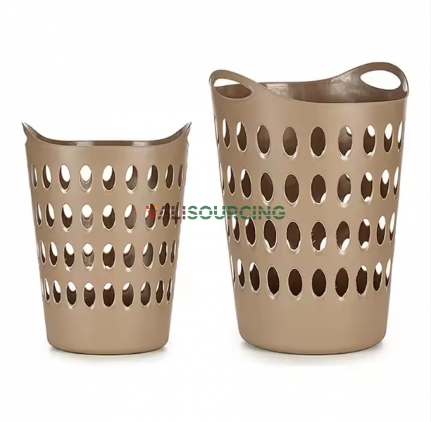 Wholesale Laundry Basket – Soft Plastic Handle, Easy to Move | Made Directly from Vietnam Factory