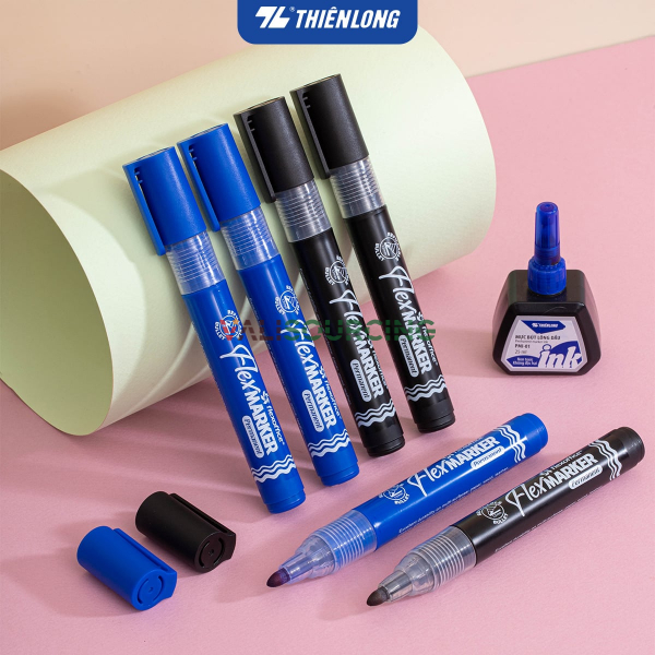 Flexoffice Flex Marker FO-PM014/XK Oil-Based Marker Pen - Export Product from Vietnam