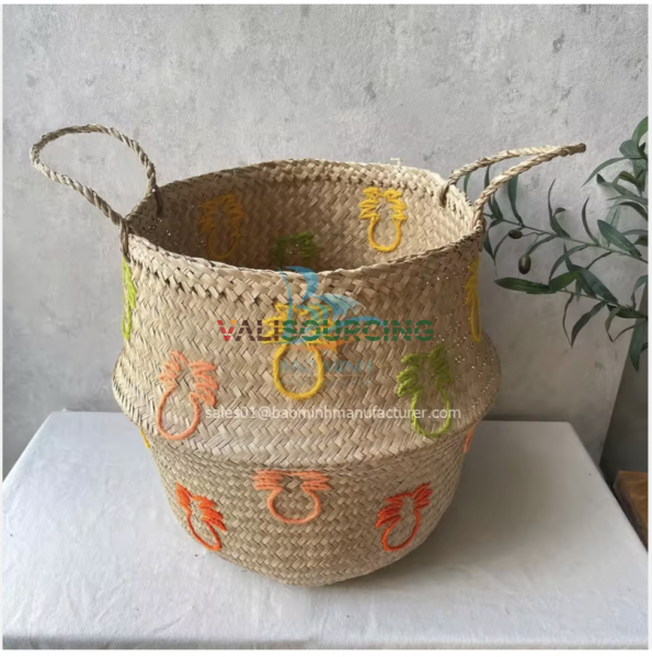 Factory-Direct Seagrass Belly Basket