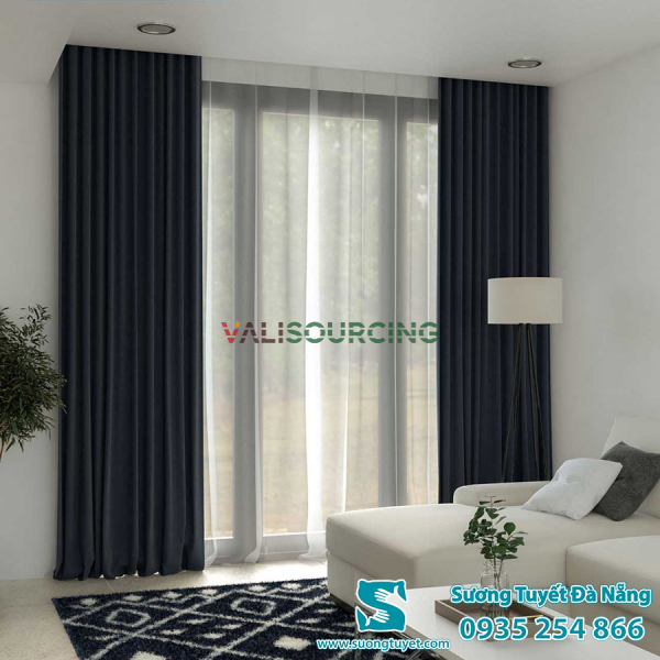 2 Layer Fabric Curtain