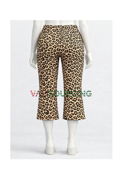 Women’s Front Slit Kick Flare Pants from Vietnam