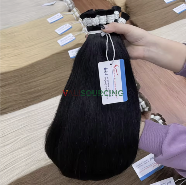 Giá Xưởng – Tóc Thẳng Nguyên Chất Việt Nam | Tóc Nối Bulk – Chưa Qua Xử Lý