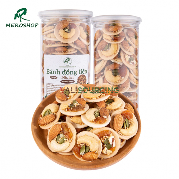 Mother Ro\'s Coin Cookie Mix with Nuts from Vietnam