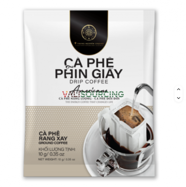 Trung Nguyen Legend Americano Blend – Premium Paper Filter Instant Coffee for Business Use