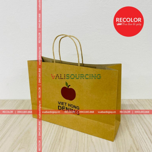 LUXURY KRAFT PAPER BAG HS285 RECOLOR