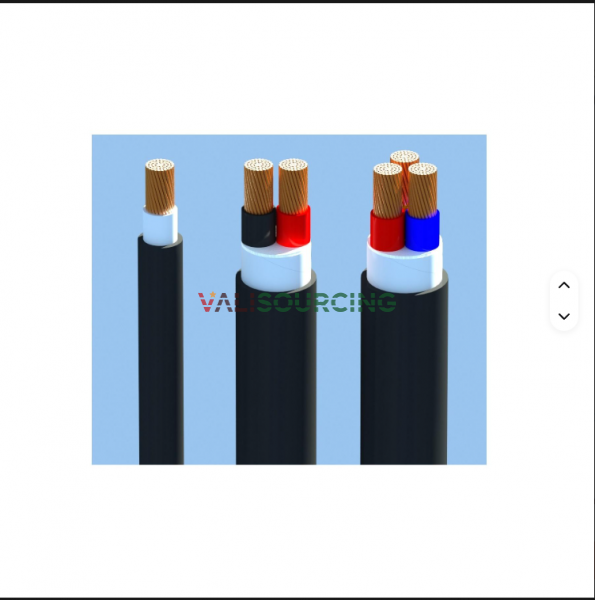 PVC/PVC CVV CADIVI Power Cable (1-5 Cores) - 0.6/1 kV, ISO/IEC