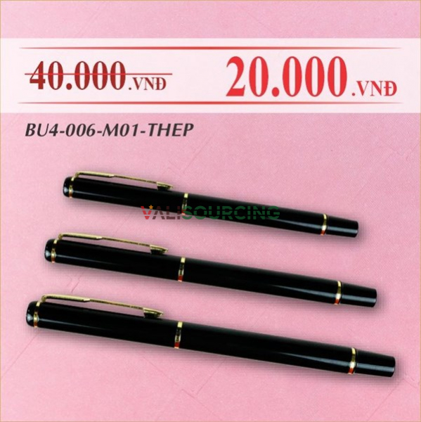 BU4-006-M01-THEP Metal-cased ballpoint pen from Vietnam