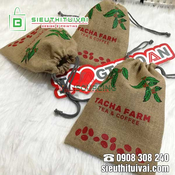 Jute coffee bag