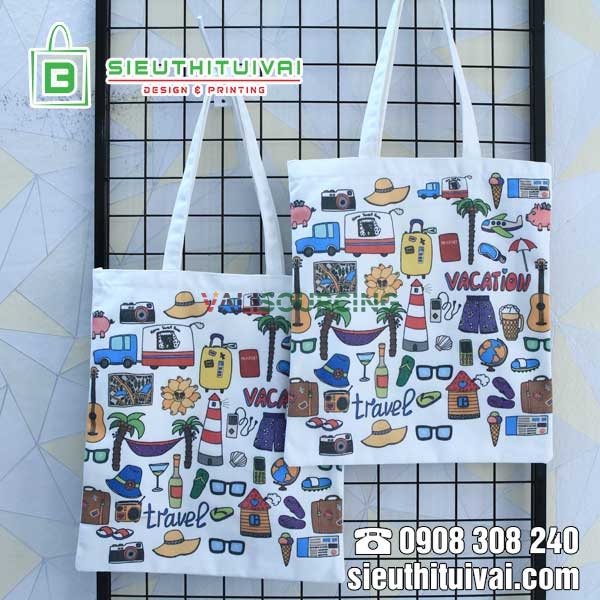 Handmade canvas bag