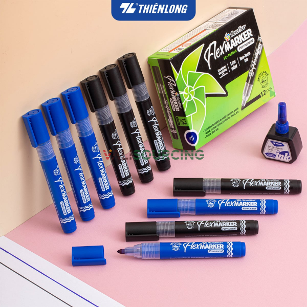 Flexoffice Flex Marker FO-PM014/XK Oil-Based Marker Pen - Export Product from Vietnam