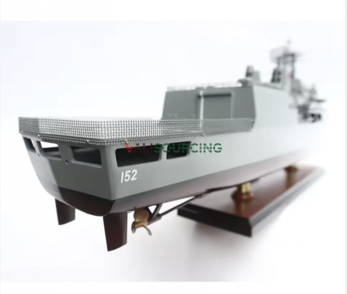 Wooden warship model HMAS WARRAMUNGA FFH152