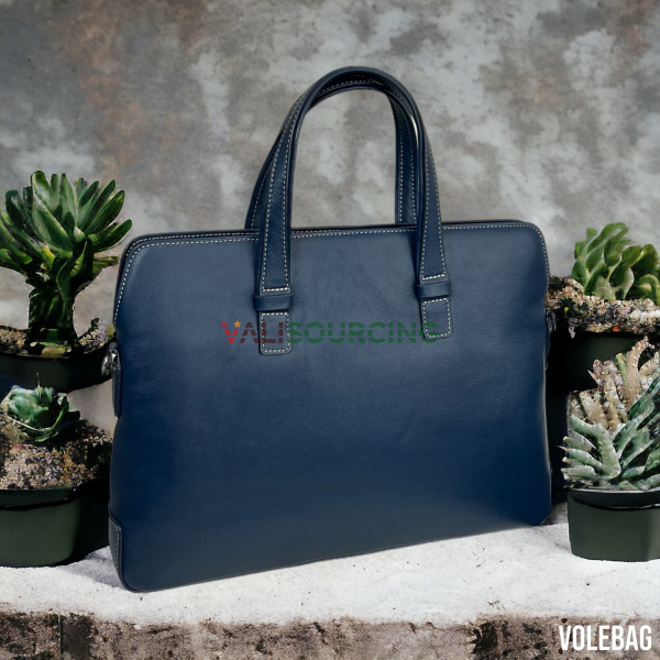 VB1 C29T Navi Leather Briefcase from Vietnam