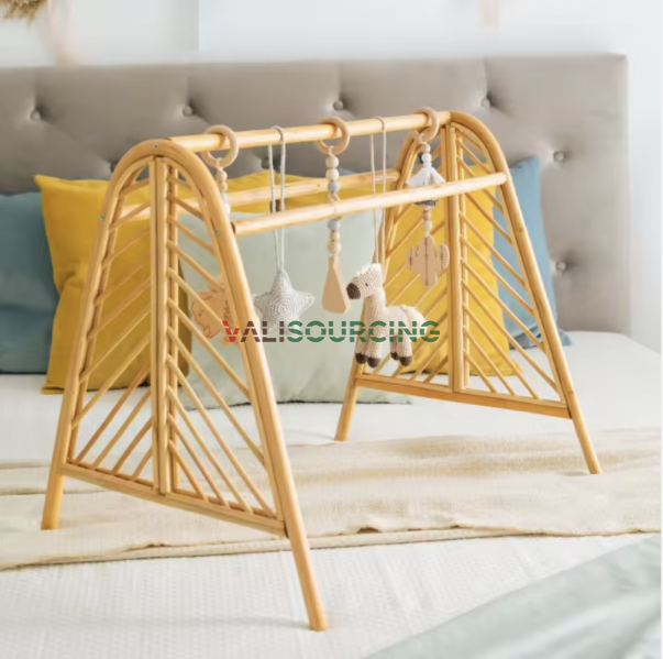 Wholesale Rattan Baby Gym – Eco-Friendly Montessori Play Gym from Vietnam