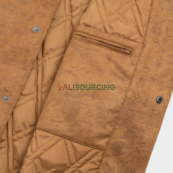 Aristino Men\'s Brown Suede Jacket Regular Fit AJK607EDP01 from Vietnam