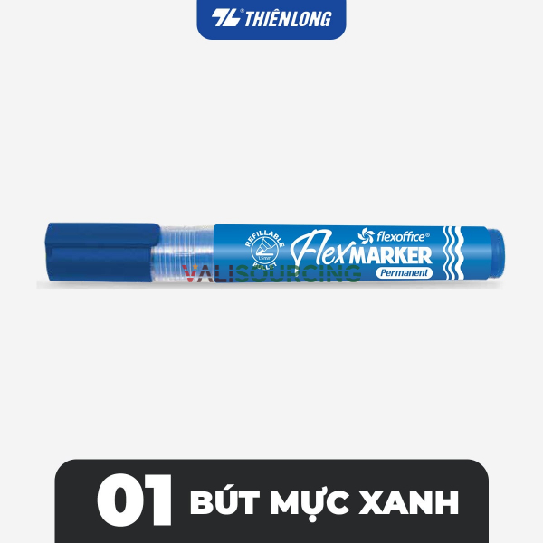 Flexoffice Flex Marker FO-PM014/XK Oil-Based Marker Pen - Export Product from Vietnam