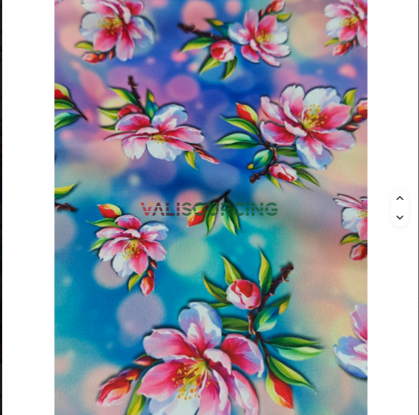 High-Quality, Lightweight Printed Brocade Fabric (120GSM) for Premium Apparel