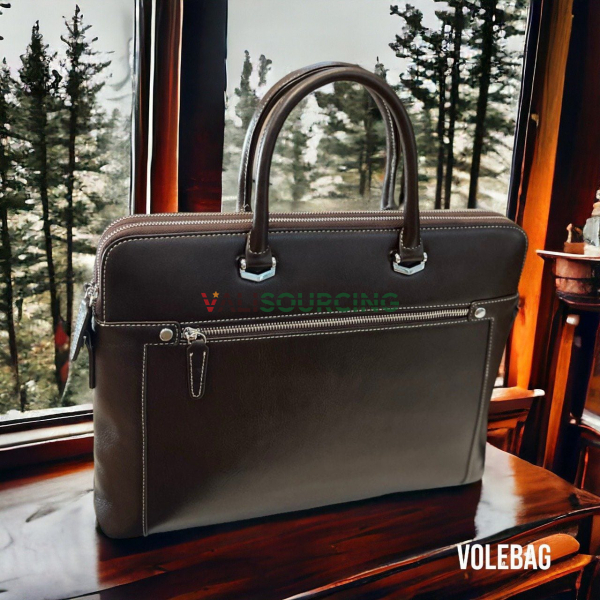 Leather briefcase VB1 - C34T2 from Vietnam
