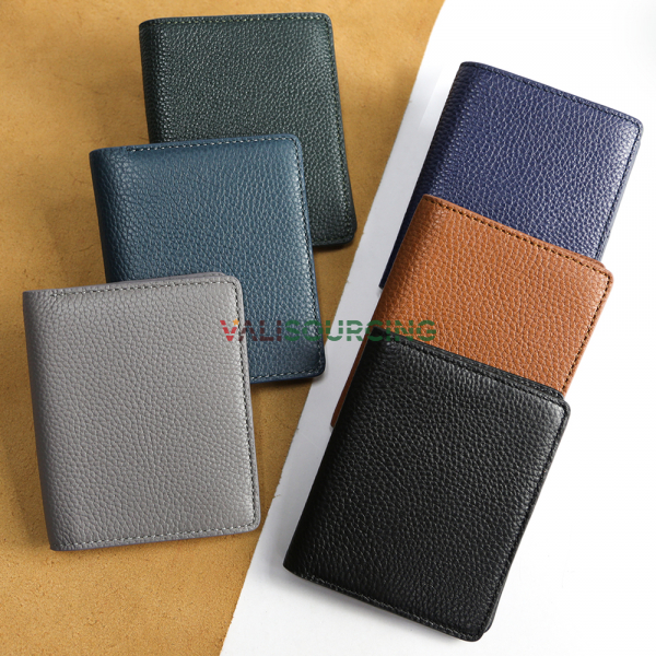 Mill V113 Cowhide Leather Wallet and Card Holder from Vietnam