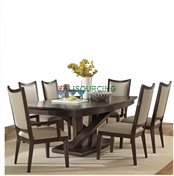 Modern Restaurant Furniture Sets Customized Wood Table Chair