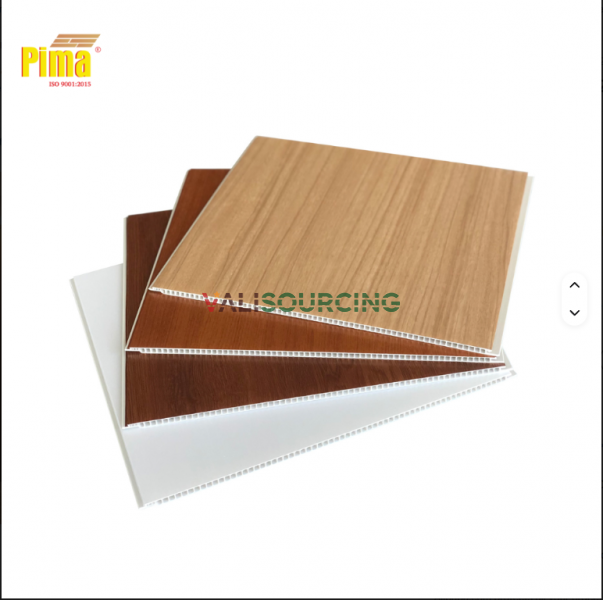 PIMA Striped PVC WPC Wall Panels: Modern & Sustainable Interior Decoration Solution