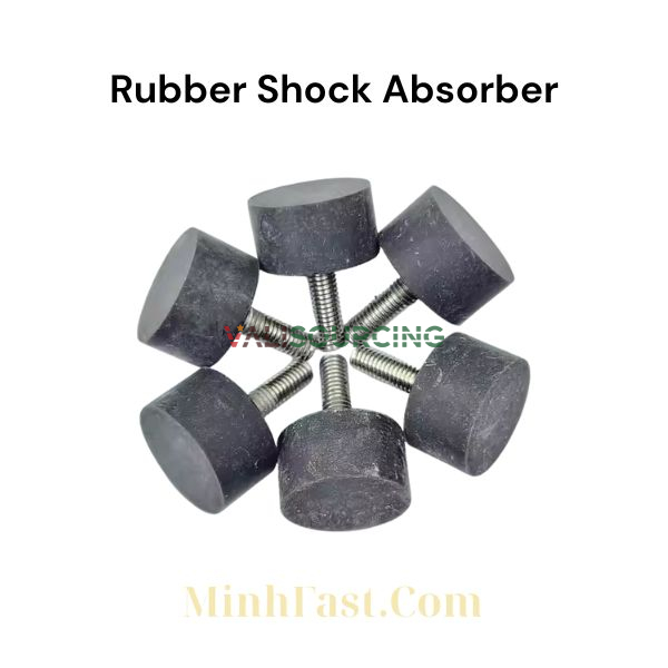 Rubber base reduces vibration and protects equipment