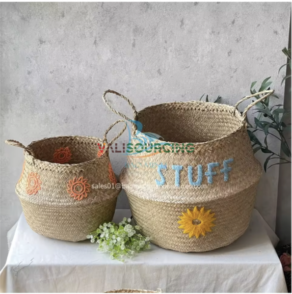 Factory-Direct Seagrass Belly Basket