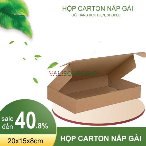 Cardboard shipping box 20x15x8 cm from Vietnam