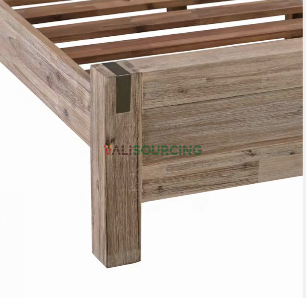 OEM/ODM Rubberwood Bedroom Sets with Brushed Finish – Factory Direct Pricing