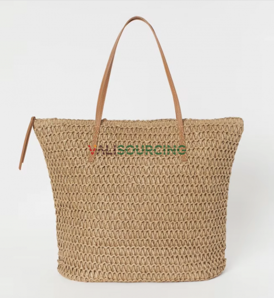 Affordable Eco-Friendly Large Straw Beach Tote Bag – Stylish & Practical for Summer Fashion
